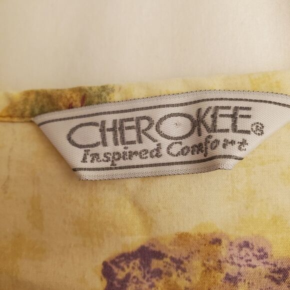 Cherokee snap up scrub smock size M - Picture 5 of 7